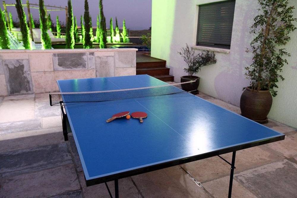 חלומות יוסף- שולחן פינג פונג מתחם חיצוני, חלומות יוסף, וילה  באליפלט וילות - Vila 4 U