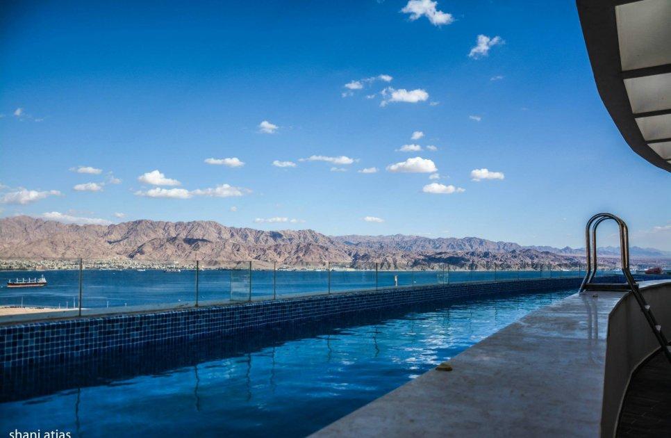 פנטהאוז מהחלומות - בריכת שחייה מתחם חיצוני ובריכה, פנטהאוז מהחלומות, וילה  באילת וילות - Vila 4 U