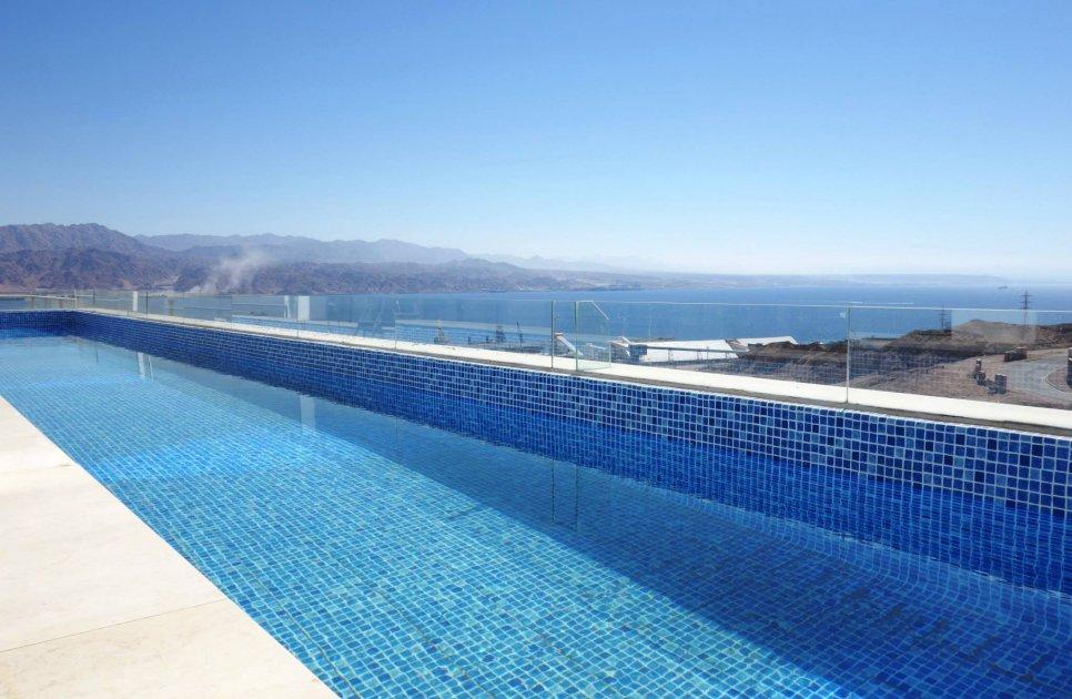 פנטהאוז מהחלומות - מתחם חיצוני מתחם חיצוני ובריכה, פנטהאוז מהחלומות, וילה  באילת וילות - Vila 4 U