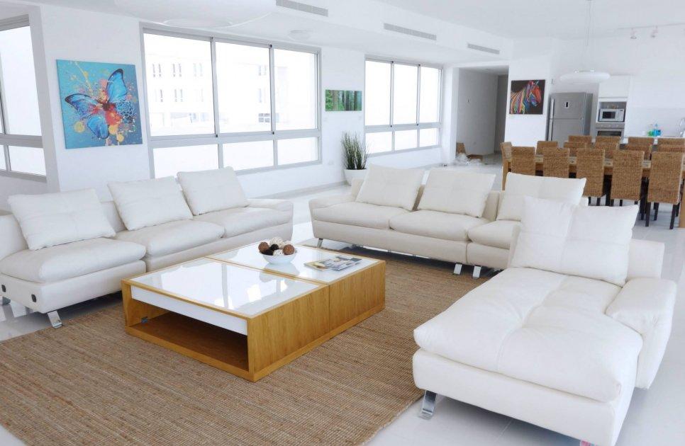 פנטהאוז מהחלומות - סלון הוילה מתחם פנימי, פנטהאוז מהחלומות, וילה  באילת וילות - Vila 4 U