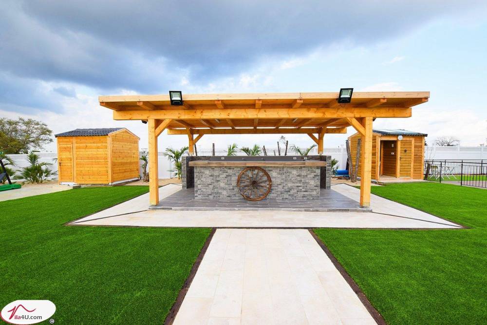 30988 המתחם החיצוני, אחוזת ערבי נחל, וילה  בתירוש וילות - Vila 4 U