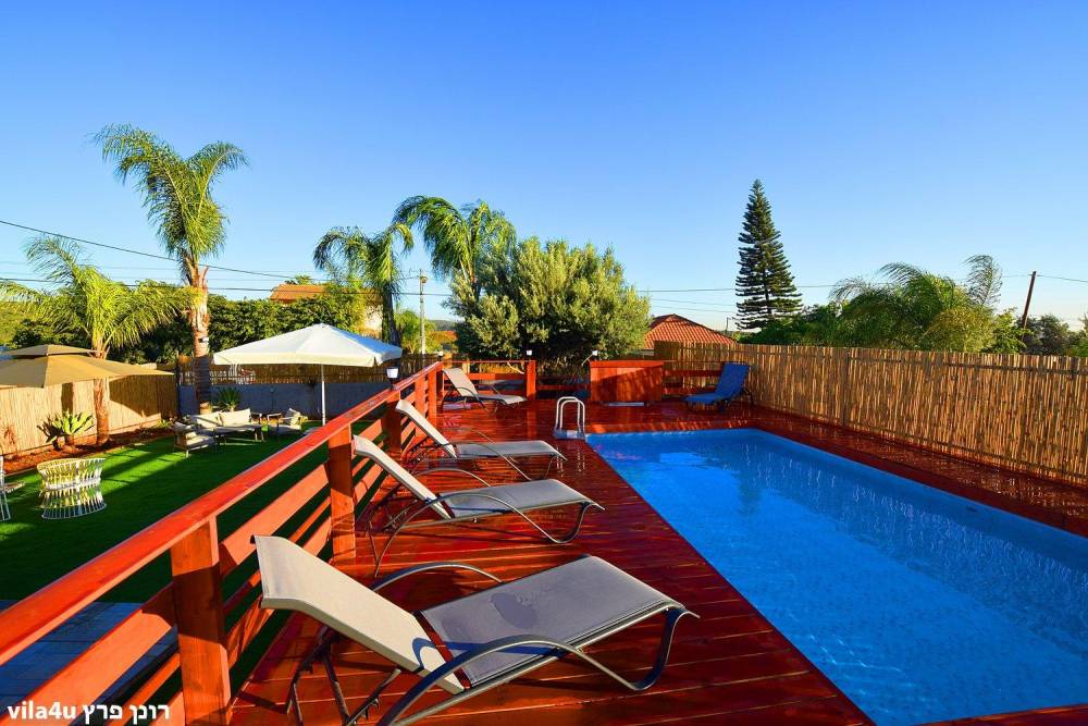 45681 מתחם חיצוני, אחוזת מאיר בוטיק, וילה  בשדות מיכה וילות - Vila 4 U