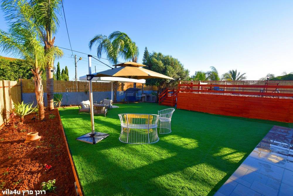 45683 מתחם חיצוני, אחוזת מאיר בוטיק, וילה  בשדות מיכה וילות - Vila 4 U