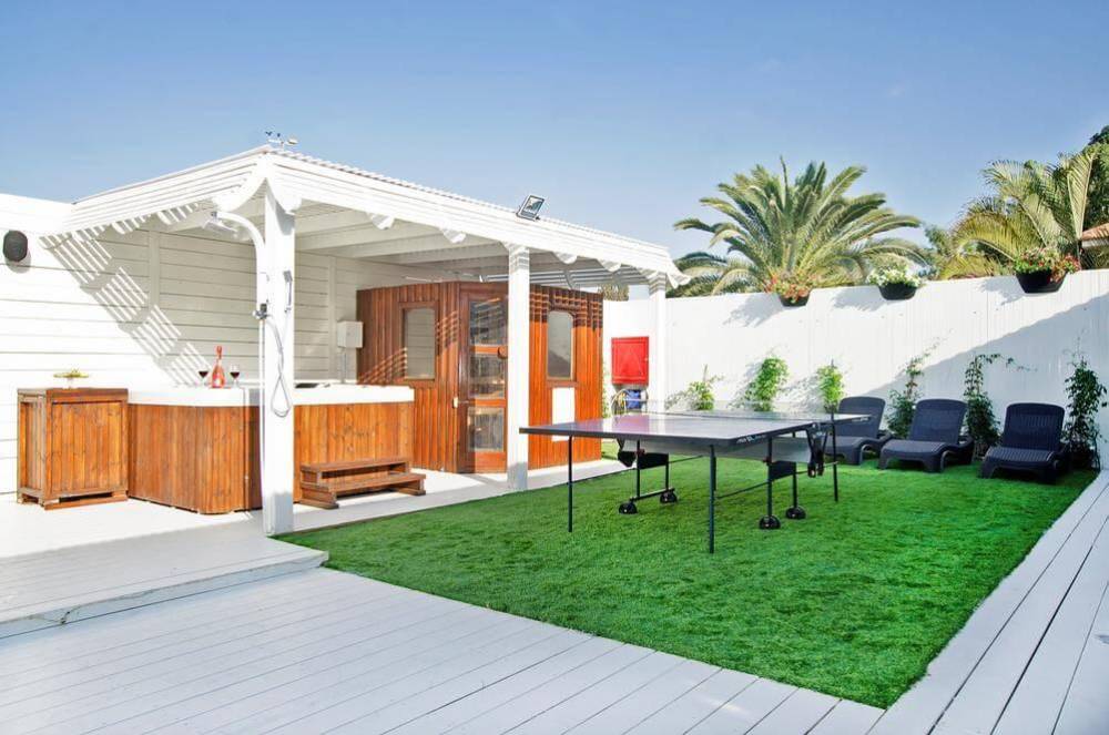 48280 חצר ובריכה, אחוזת ליר, וילה  בשדה יצחק וילות - Vila 4 U