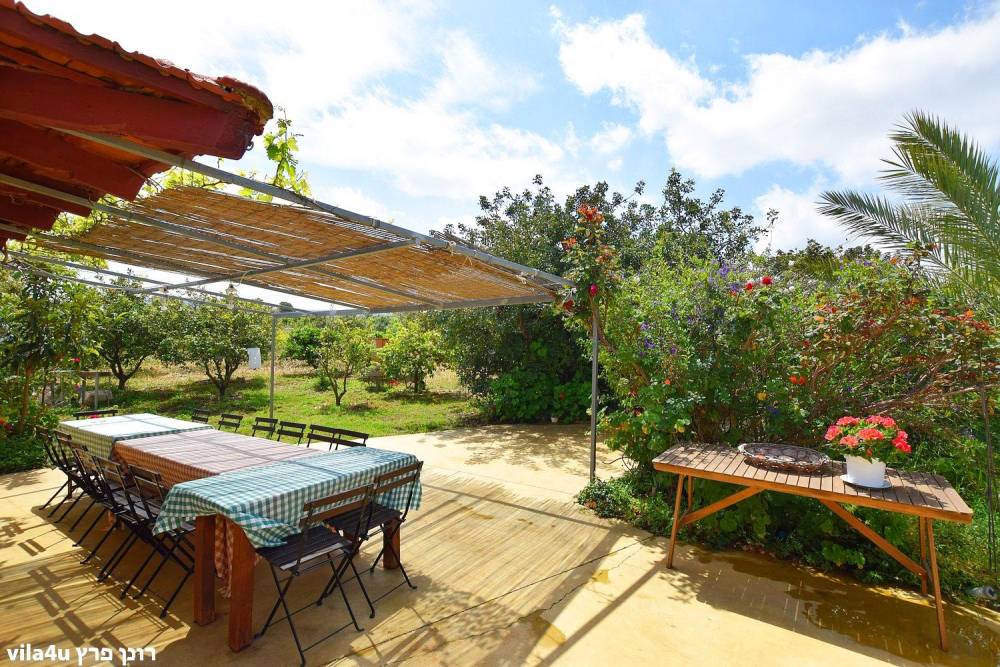 48776 מתחם חיצוני, כליל הטבע, וילה  בכליל וילות - Vila 4 U