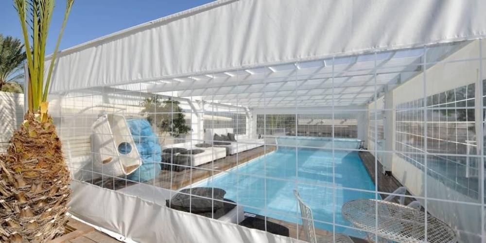 50534 חצר ובריכה, לוז בכנרת, וילה  ביבנאל וילות - Vila 4 U