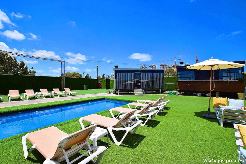 60015 מתחם חיצוני ובריכה, בית האצילים איוונטס, וילה  בנתניה וילות - Vila 4 U