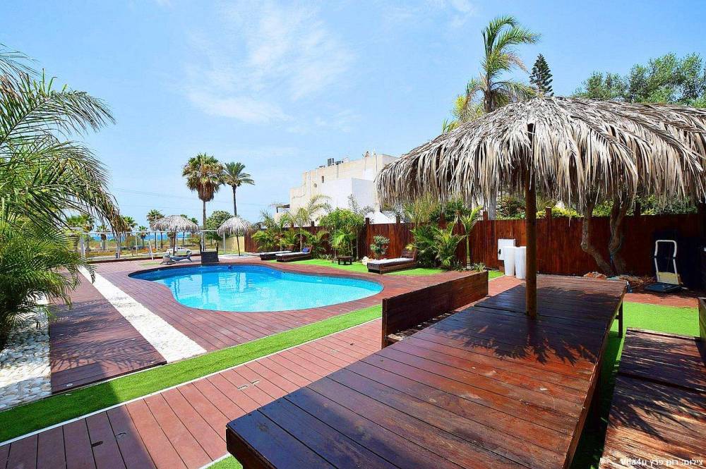 62681 מתחם חיצוני, וילה בנגמין על הים, וילה  באשדוד וילות - Vila 4 U