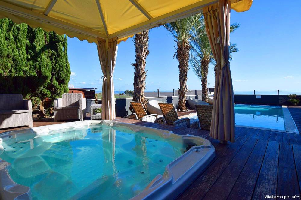 69507 מתחם חיצוני, חלומות יוסף, וילה  באליפלט וילות - Vila 4 U