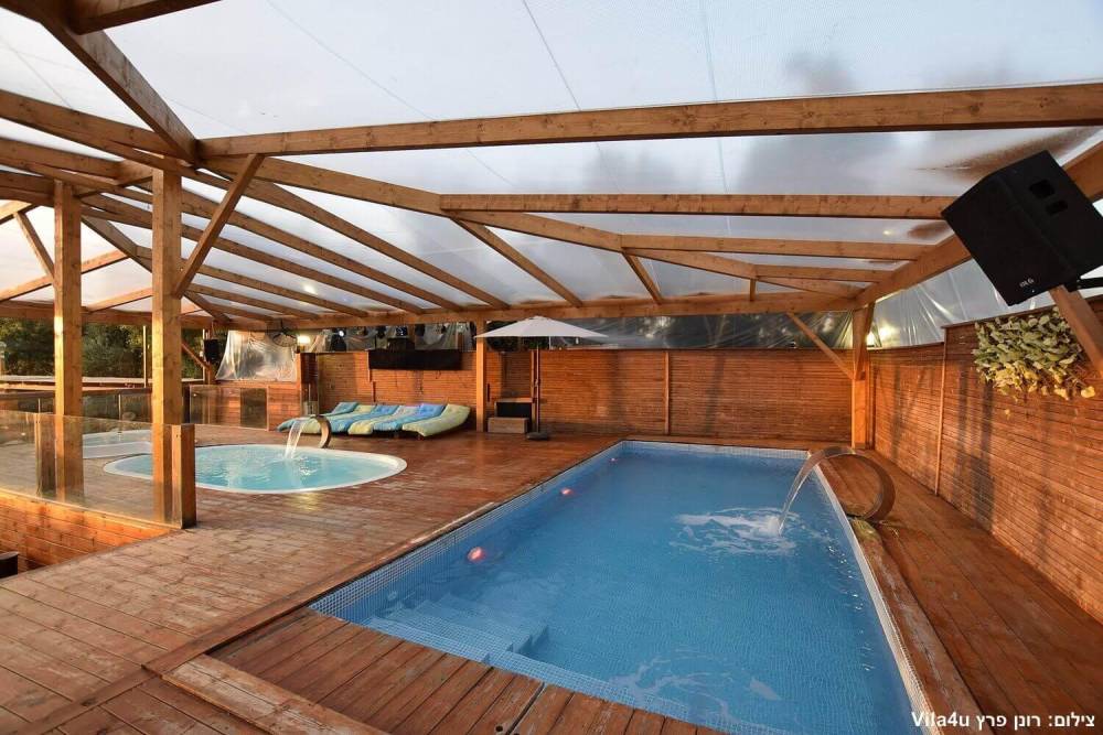 72069 המתחם בחורף, לופט סלפי, וילה  בראשון לציון וילות - Vila 4 U