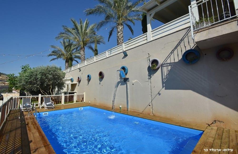 76844 מתחם חיצוני, וילה מול השקיעה, וילה  בירכא וילות - Vila 4 U