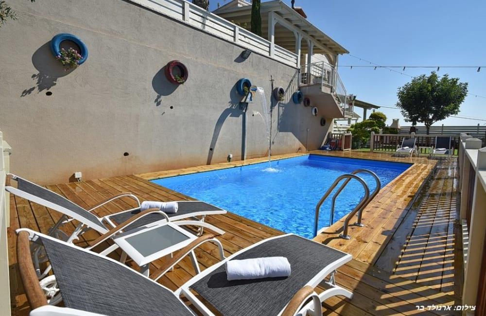 76848 מתחם חיצוני, וילה מול השקיעה, וילה  בירכא וילות - Vila 4 U