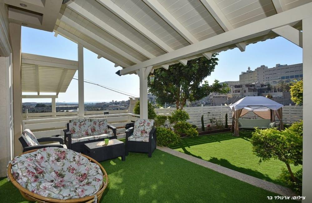 76852 מתחם חיצוני, וילה מול השקיעה, וילה  בירכא וילות - Vila 4 U