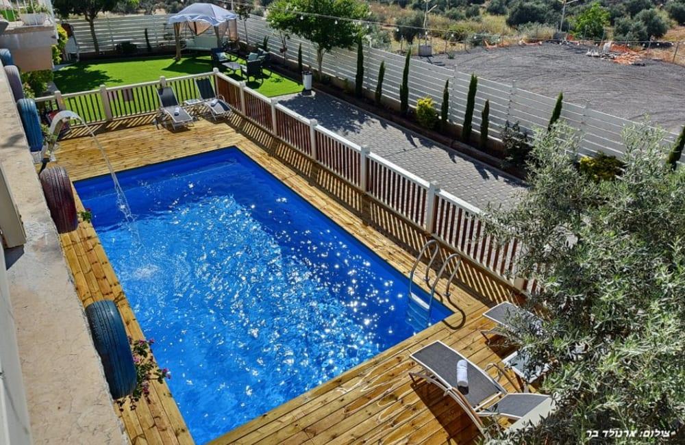 76864 מתחם חיצוני, וילה מול השקיעה, וילה  בירכא וילות - Vila 4 U