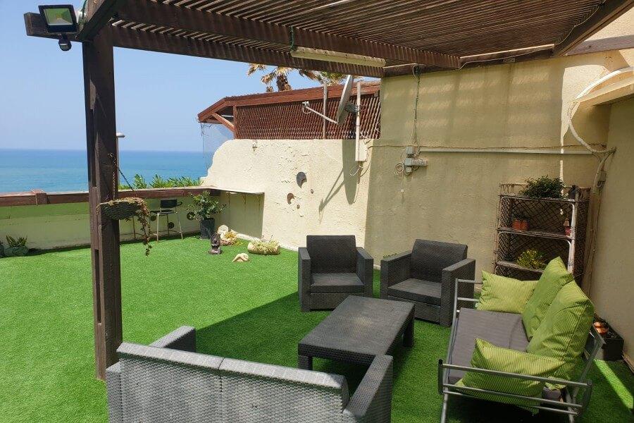 78063 רויאל sea ו-200 מטר גינה, רויאל חוף צאנז וגקוזי איטלקי מול גלי הים, וילה  בנתניה וילות - Vila 4 U