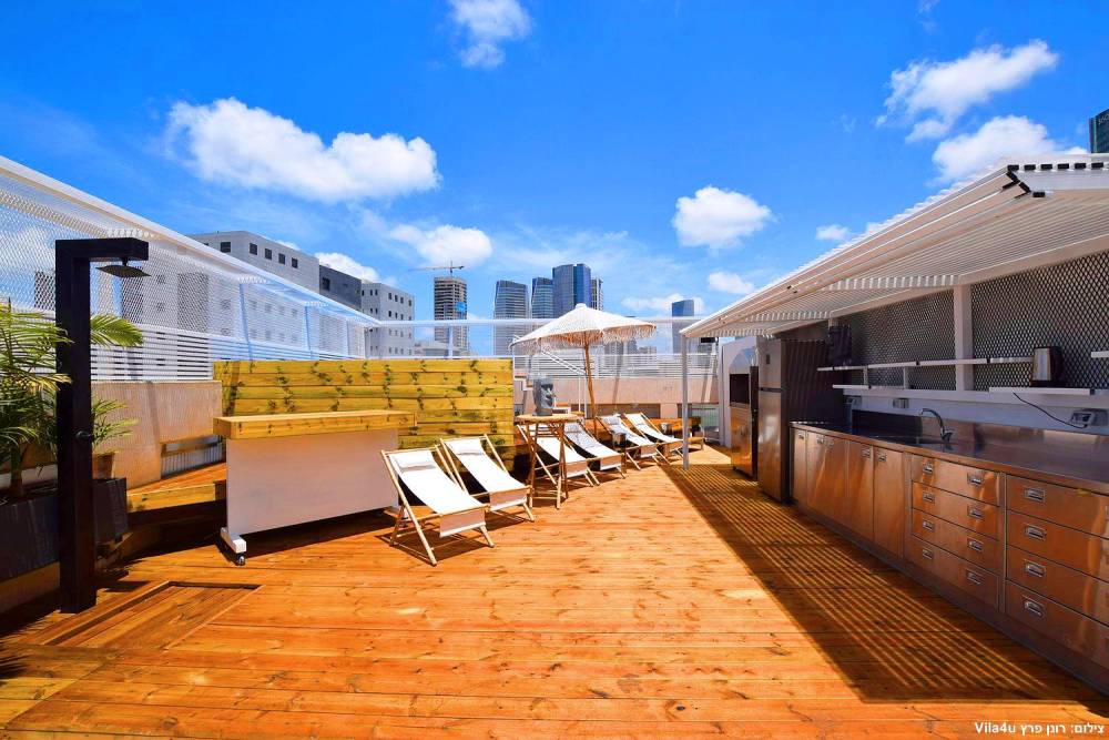 79831 מתחם חיצוני, פנטהאוז תל אביב, וילה  בתל אביב וילות - Vila 4 U