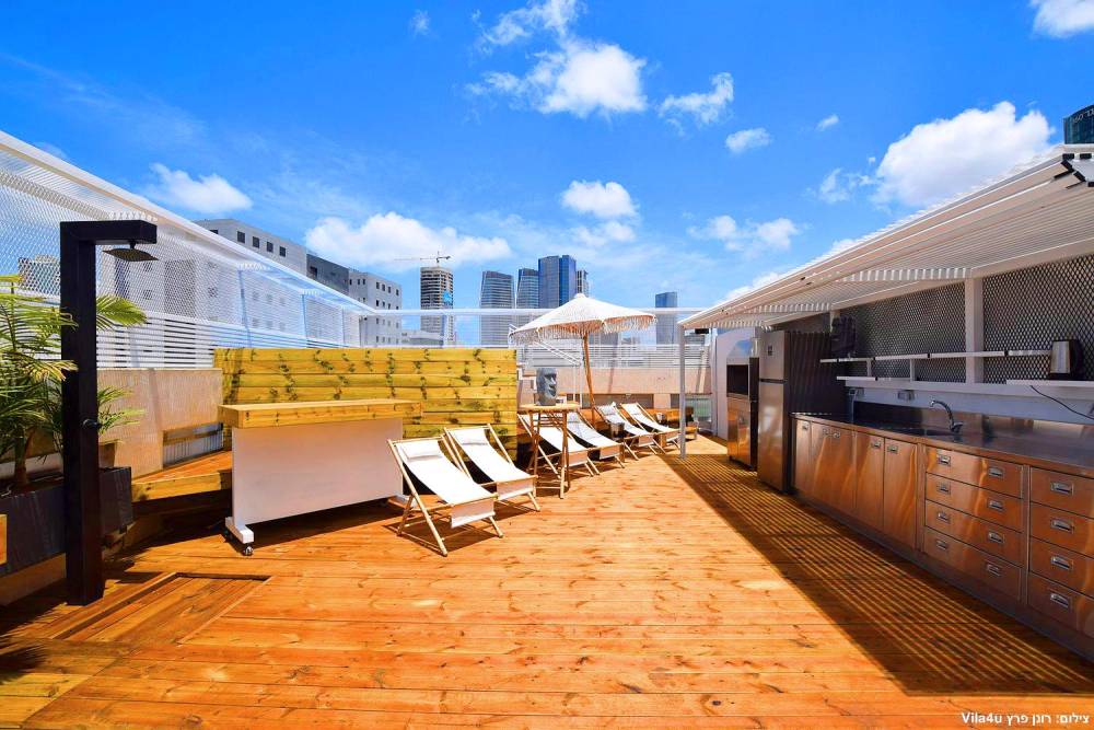 79833 מתחם חיצוני, פנטהאוז תל אביב, וילה  בתל אביב וילות - Vila 4 U