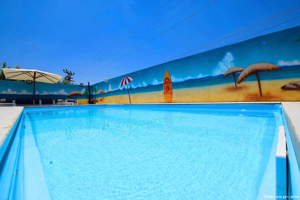 82692 המתחם החיצוני, וילה גלי, וילה  בשדות מיכה וילות - Vila 4 U