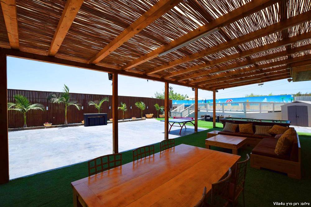 82705 המתחם החיצוני, וילה גלי, וילה  בשדות מיכה וילות - Vila 4 U