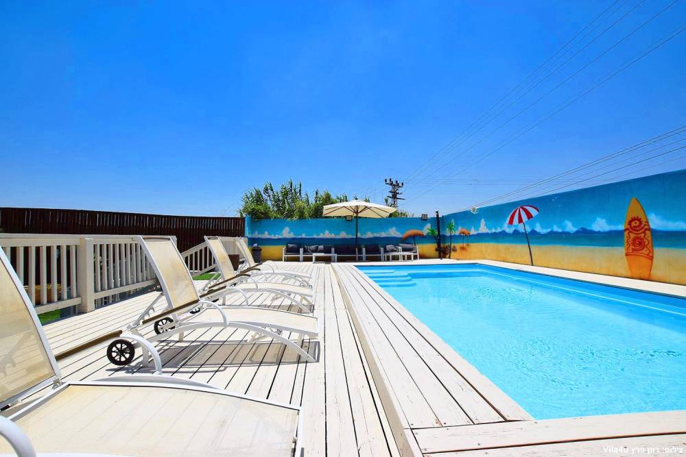 82716 המתחם החיצוני, וילה גלי, וילה  בשדות מיכה וילות - Vila 4 U