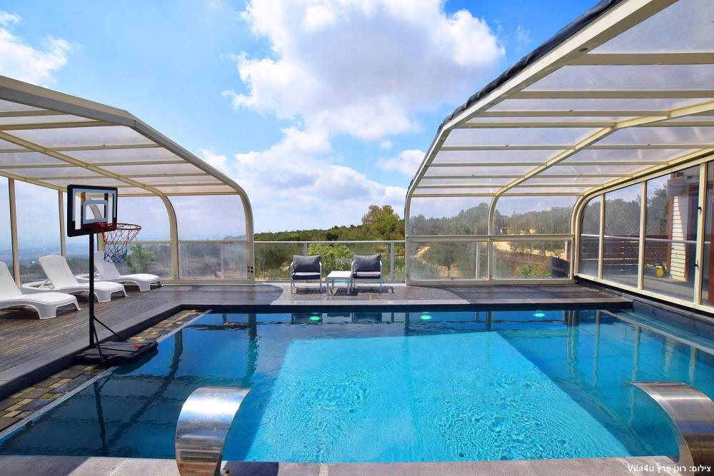 88917 המתחם החיצוני, אחוזת ראש ההר, וילה  בירכא וילות - Vila 4 U