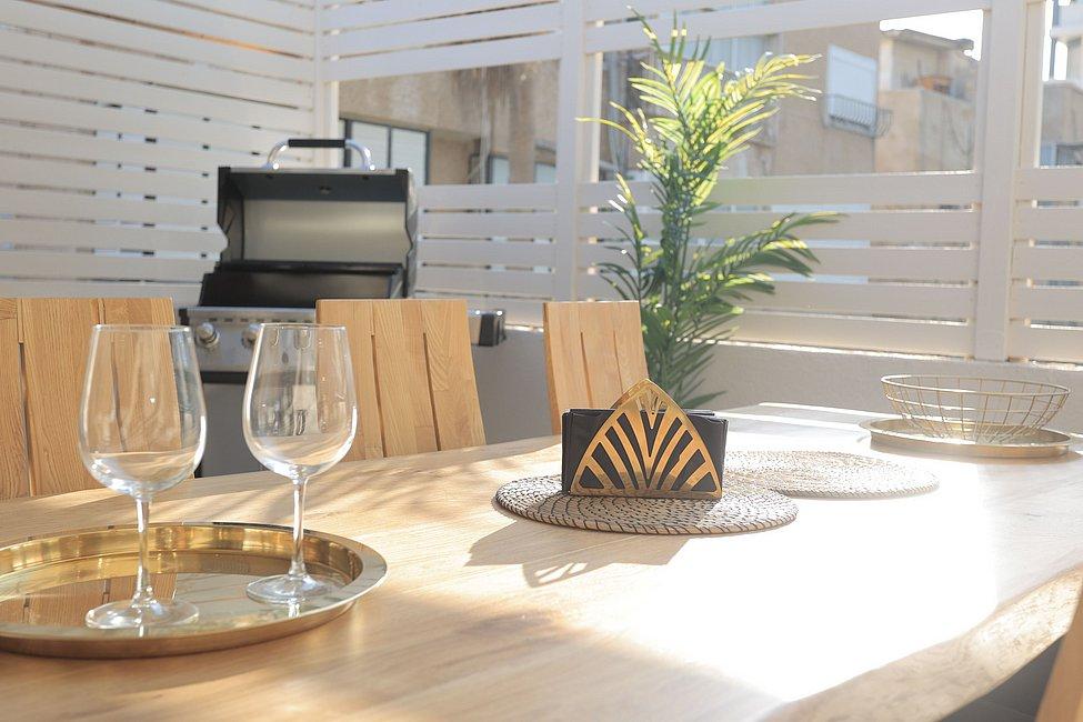 90420 הגג והגינה, מתחם הירקון 25, וילה  בתל אביב וילות - Vila 4 U