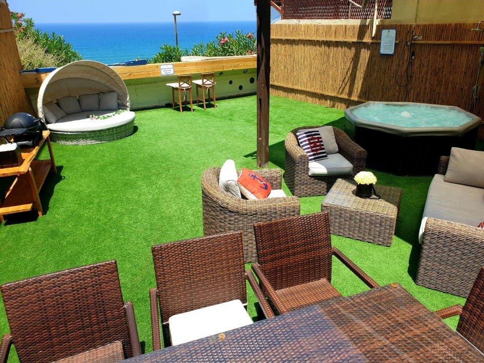 97820 כללי, רויאל חוף צאנז וגקוזי איטלקי מול גלי הים, וילה  בנתניה וילות - Vila 4 U