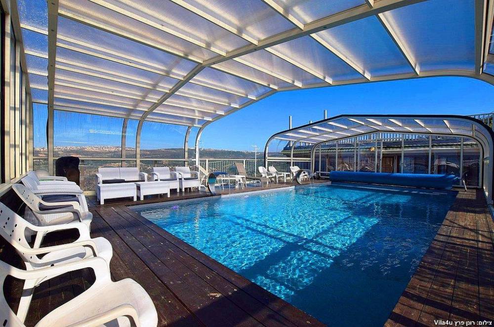 99236 המתחם בחורף, וילה הורייזן, וילה  בירכא וילות - Vila 4 U