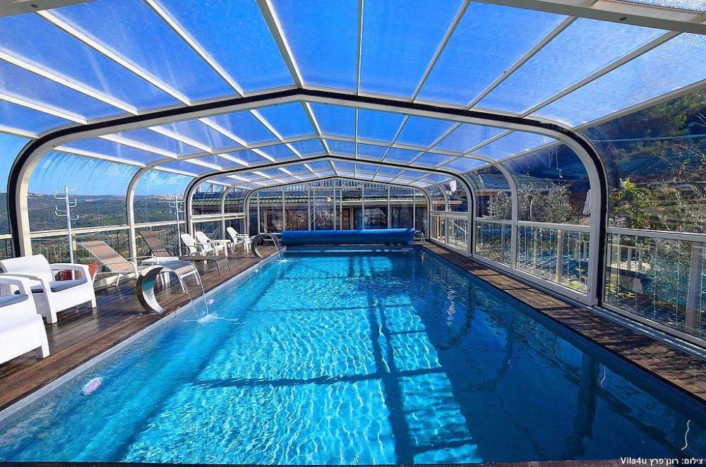 99247 המתחם בחורף, וילה הורייזן, וילה  בירכא וילות - Vila 4 U