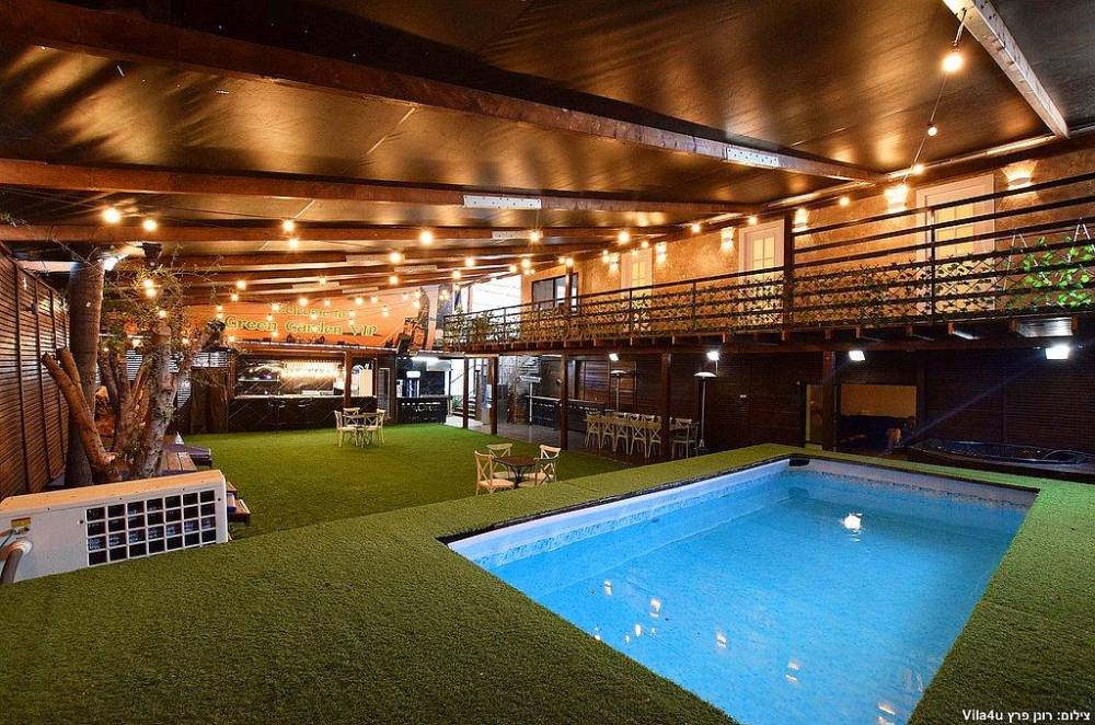 99491 המתחם החיצוני, גרין גרדן VIP, וילה  בנתניה וילות - Vila 4 U