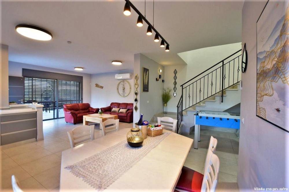 100416 פנים הוילה והחדרים, אחוזת אגם כנרת, וילה  במגדל וילות - Vila 4 U