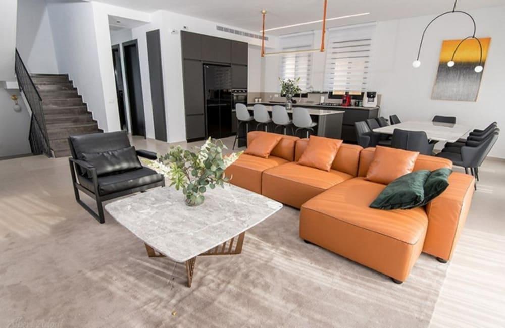 סלון כללי, ארכיטקט ביץ' האוס, וילה  בחדרה וילות - Vila 4 U