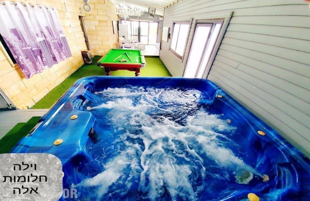 108308 מתחם הבריכה, וילה חלומות אלה, וילה  בחצור הגלילית וילות - Vila 4 U