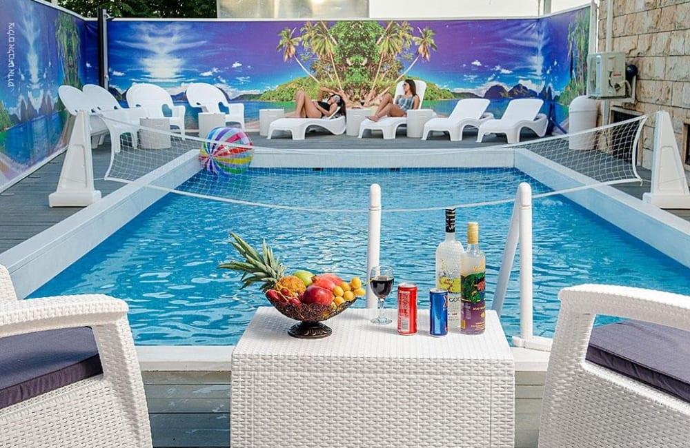 108314 מתחם הבריכה, וילה חלומות אלה, וילה  בחצור הגלילית וילות - Vila 4 U