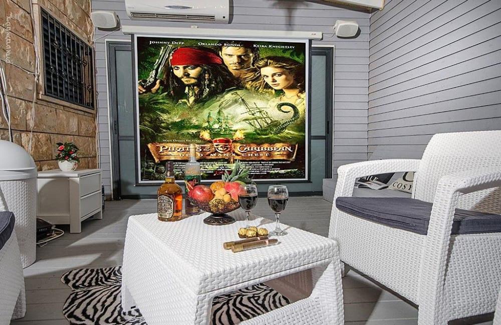 108336 חדר הקולנוע, וילה חלומות אלה, וילה  בחצור הגלילית וילות - Vila 4 U