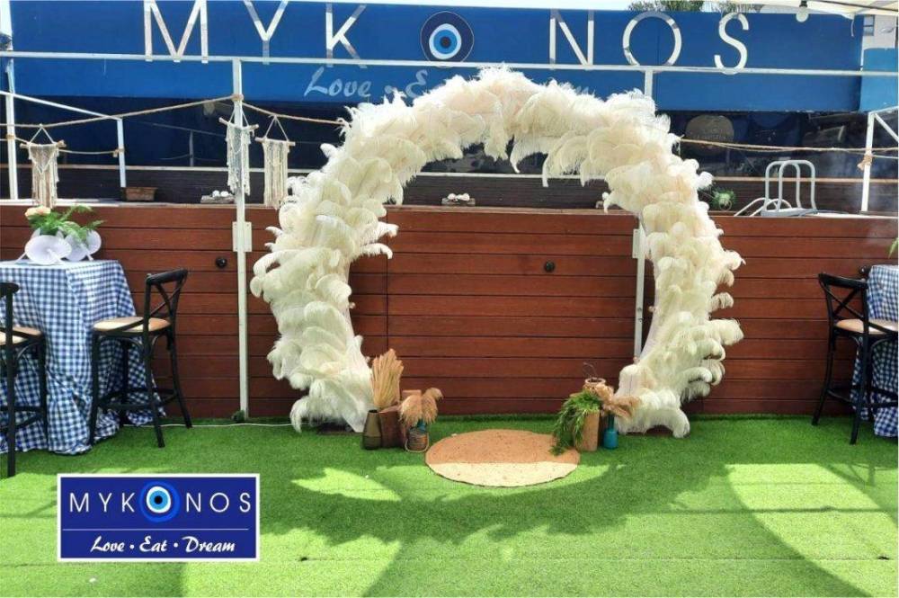 109543 חצר ובריכה, מיקונוס ריזורט אירועים, וילה  בראשון לציון וילות - Vila 4 U