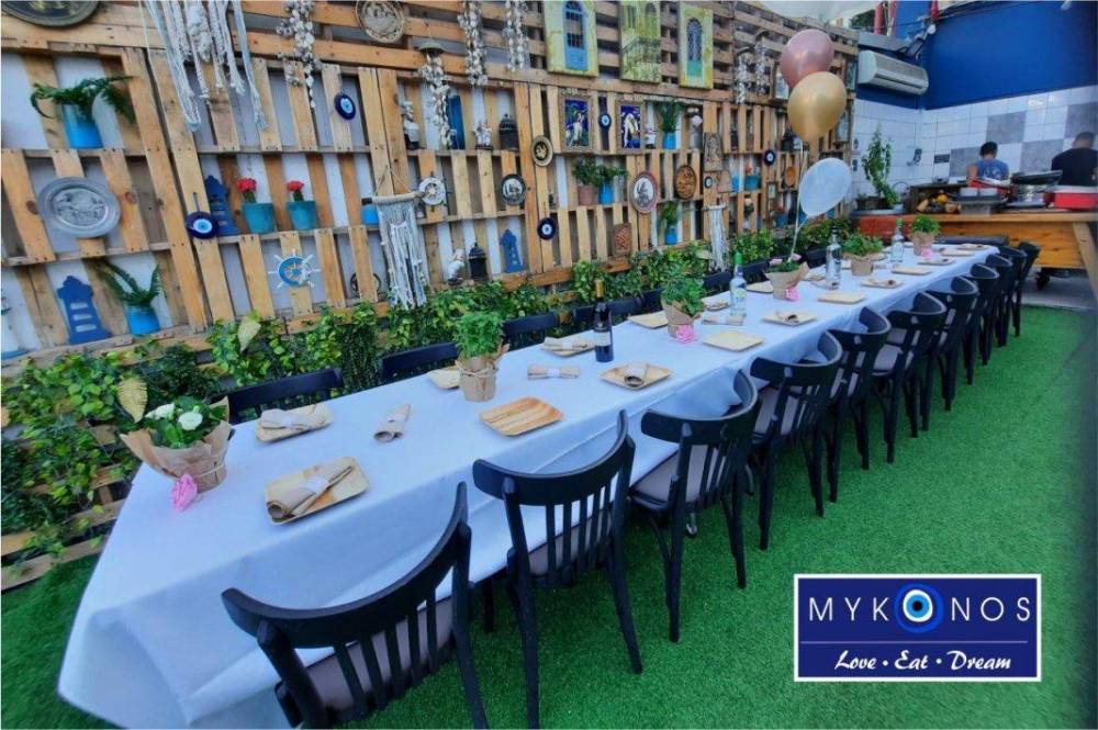 109578 חצר ובריכה, מיקונוס ריזורט אירועים, וילה  בראשון לציון וילות - Vila 4 U