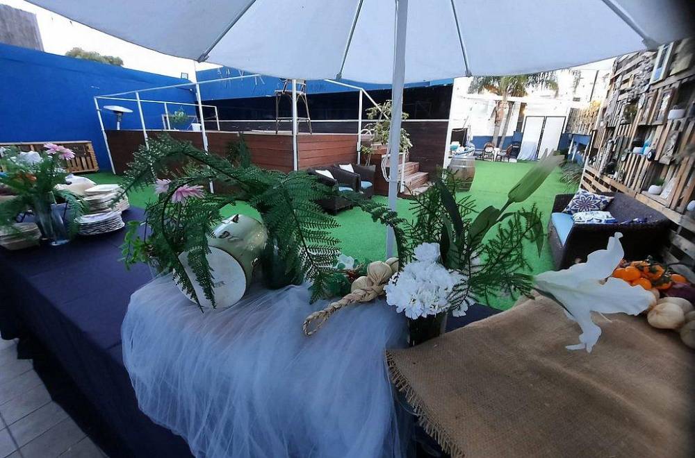 109648 החצר והבריכה, מיקונוס לופט, וילה  בראשון לציון וילות - Vila 4 U