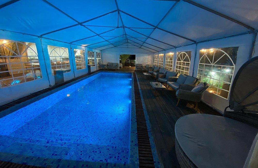 110698 הבריכה בחורף, וילה ראש ההר ריזורט, וילה  בירכא וילות - Vila 4 U