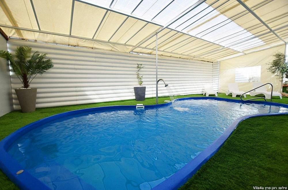 111188 החצר, וילה לב הכפר תירוש, וילה  בתירוש וילות - Vila 4 U