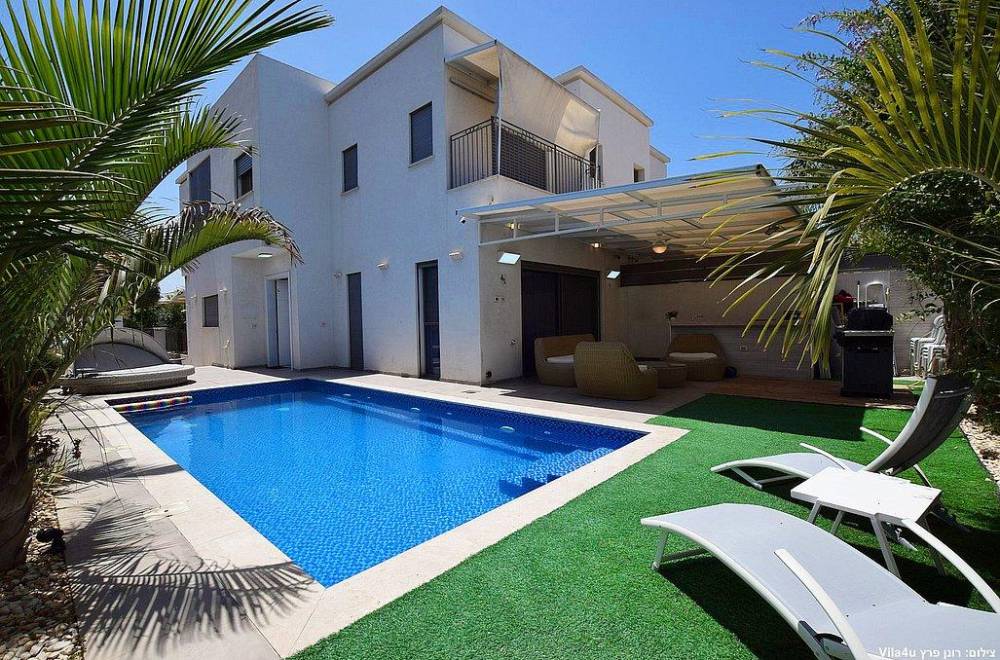 114826 מתחם חיצוני, וילה אמה ריזורט, וילה  בחדרה וילות - Vila 4 U