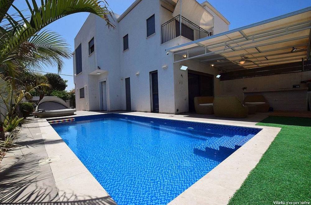 114828 מתחם חיצוני, וילה אמה ריזורט, וילה  בחדרה וילות - Vila 4 U
