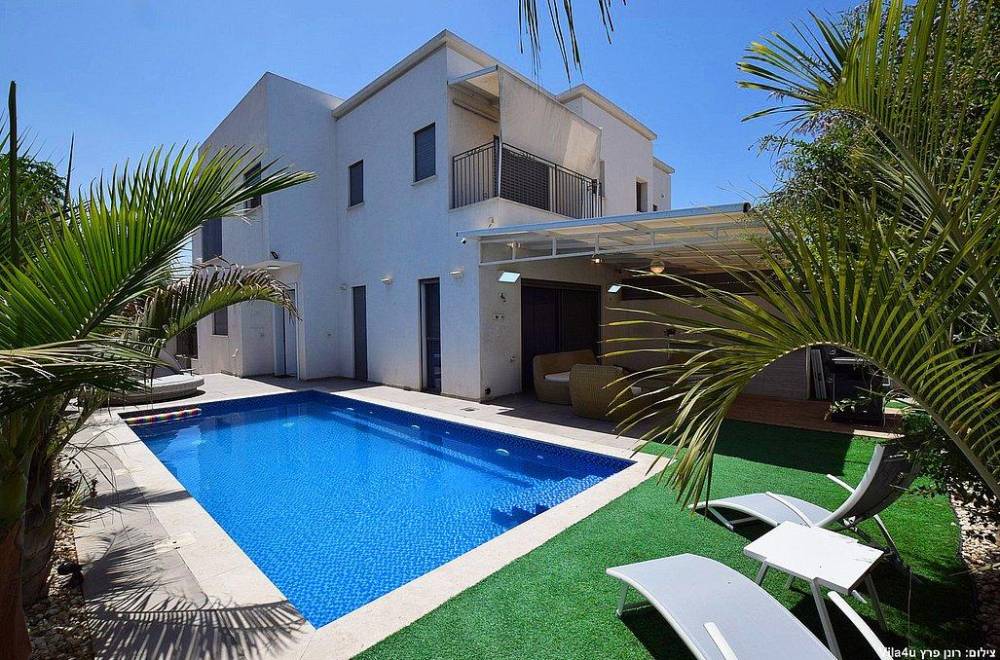 114834 מתחם חיצוני, וילה אמה ריזורט, וילה  בחדרה וילות - Vila 4 U