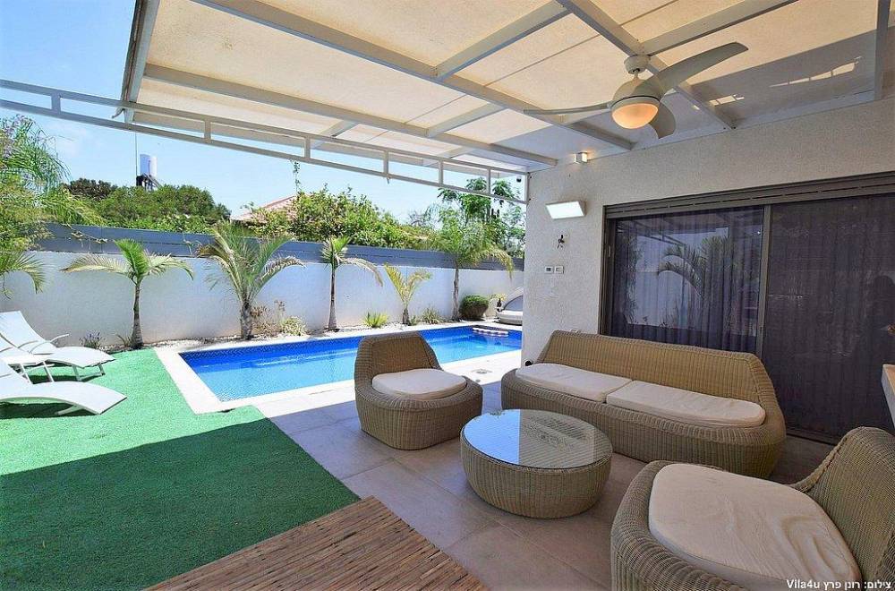 114837 מתחם חיצוני, וילה אמה ריזורט, וילה  בחדרה וילות - Vila 4 U