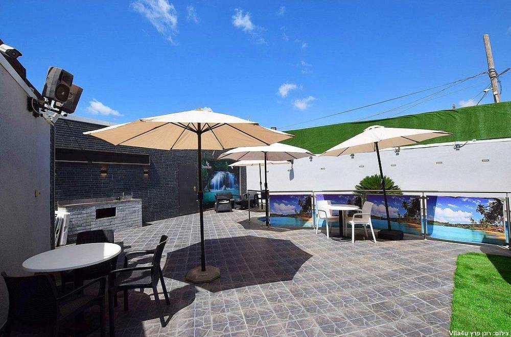 115498 המתחם החיצוני, פארדייס בכפר, וילה  באור יהודה וילות - Vila 4 U
