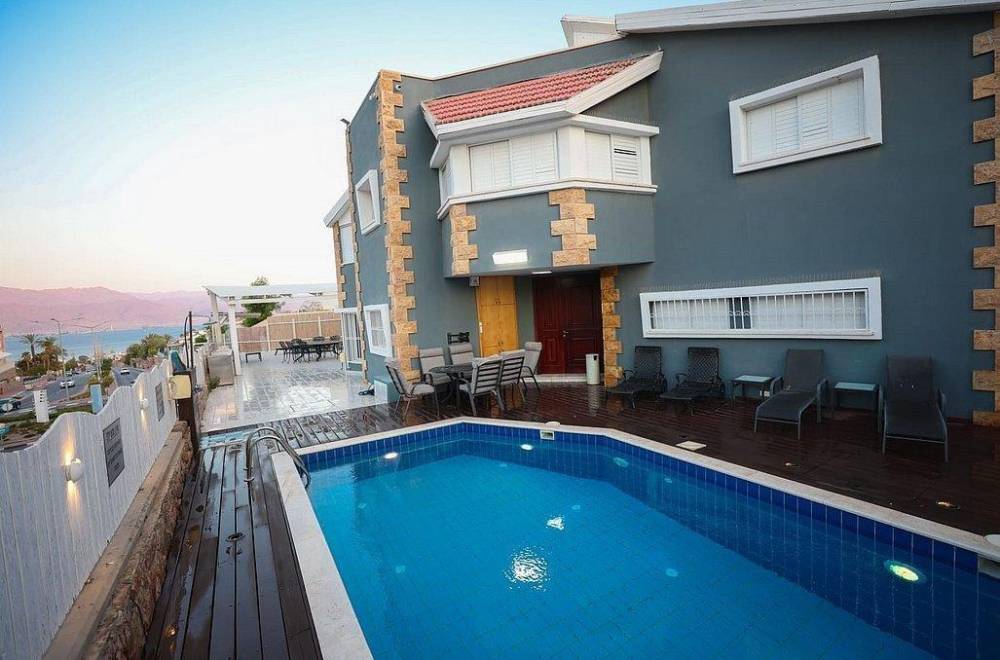 116842 המתחם החיצוני, וילה נוף ים אילת, וילה  באילת וילות - Vila 4 U