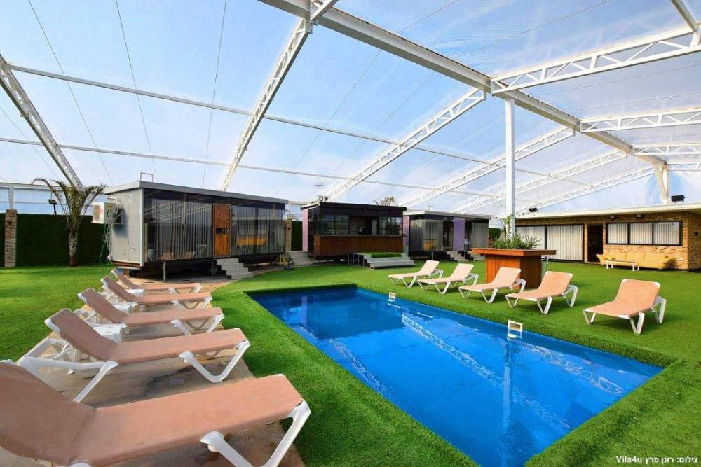 118401 המתחם המקורה בחורף, בית האצילים איוונטס, וילה  בנתניה וילות - Vila 4 U