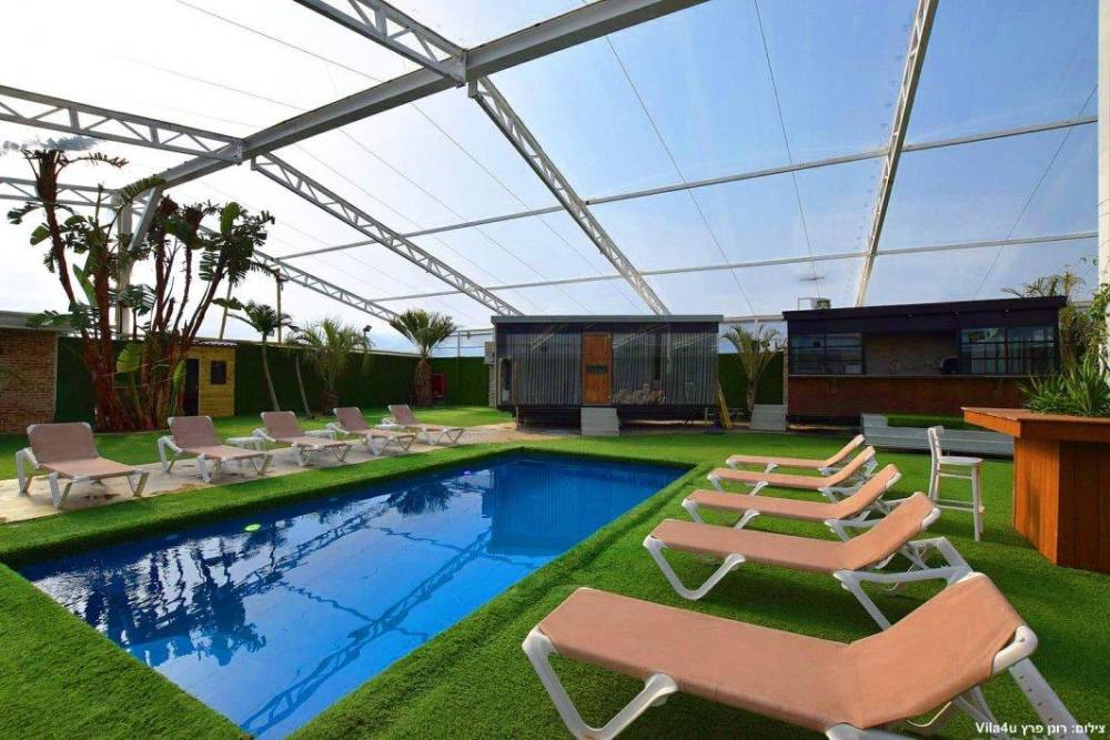 118407 המתחם המקורה בחורף, בית האצילים איוונטס, וילה  בנתניה וילות - Vila 4 U