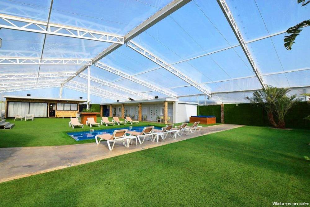 118412 המתחם המקורה בחורף, בית האצילים איוונטס, וילה  בנתניה וילות - Vila 4 U