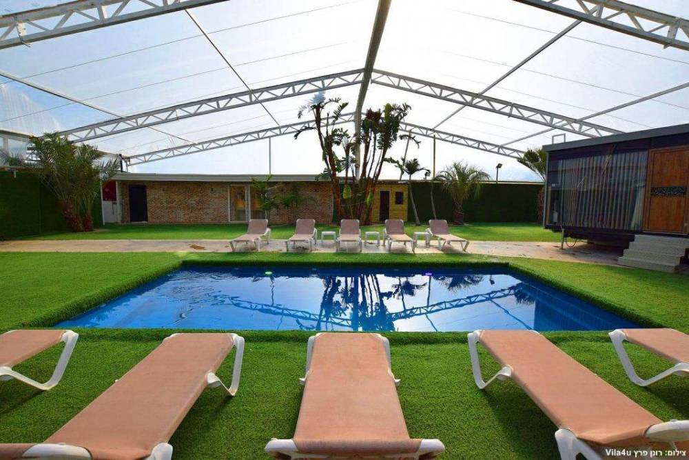 118425 המתחם המקורה בחורף, בית האצילים איוונטס, וילה  בנתניה וילות - Vila 4 U